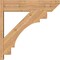 Ekena Millwork Merced Slat Smooth Outlooker, Western Red Cedar, 7 1/2"W x 30"D x 30"H OUT08X30X30MRC06SWR - alternate 4